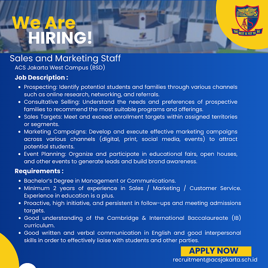 Sales Marketing West Campus