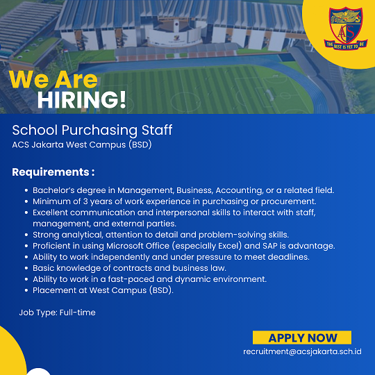School Purchasing Staff