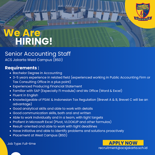 Senior Accounting Staff